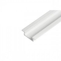 HW.012.2206.3000.PR.White Профиль 2206 для LED подсветки врезной, L=2000 мм, отделка белый