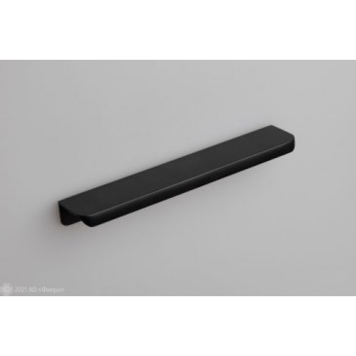 WMN450 торцевая мебельная ручка-профиль 200 мм черный матовый